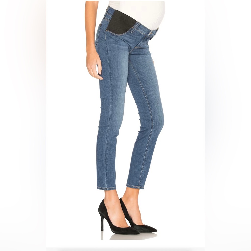 PAIGE Maternity Verdugo Ankle Jeans in Tristan